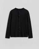  BLACK REVERSED LIGHTWEIGHT CARDIGAN 