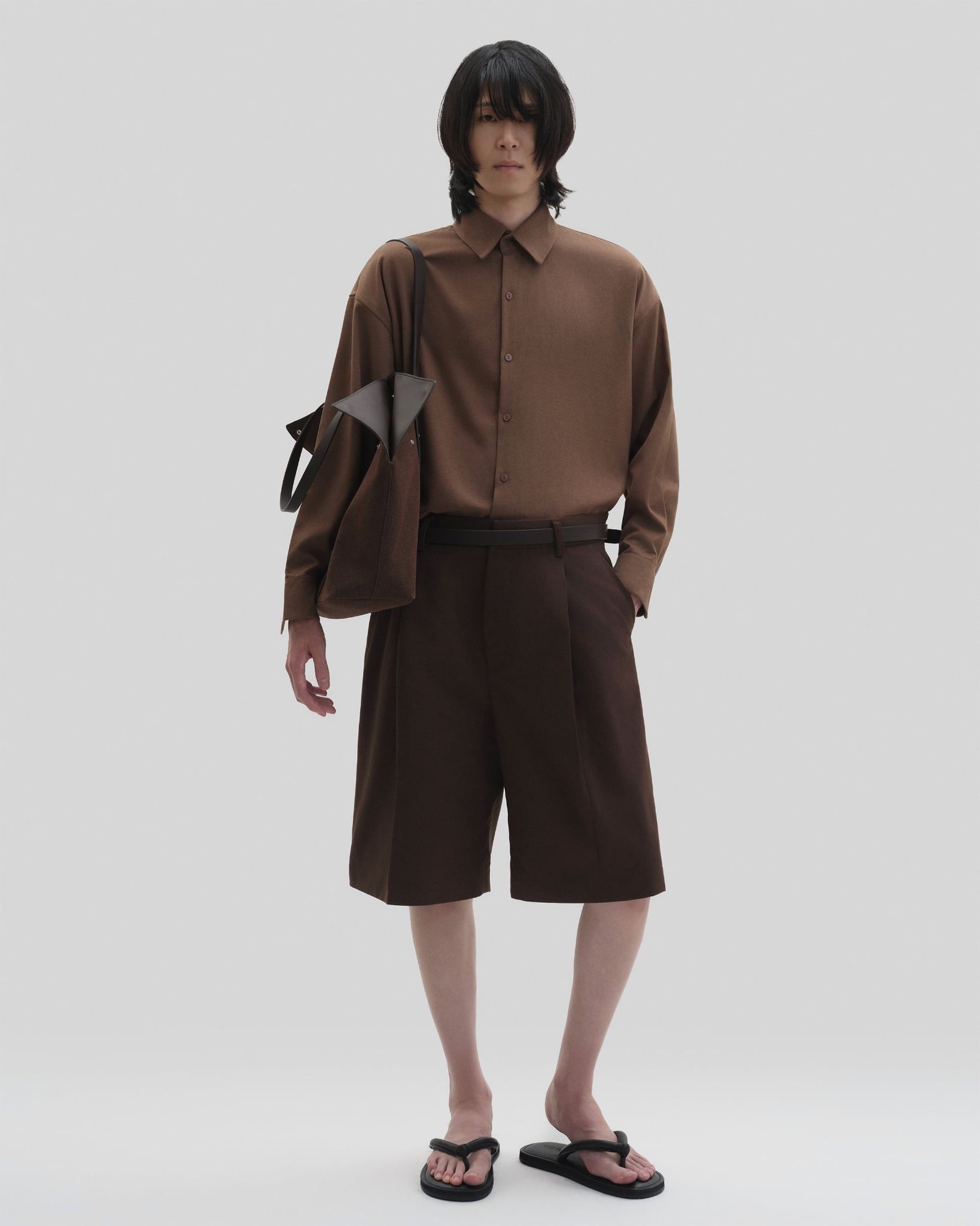  BROWN BLEND SHIRT 