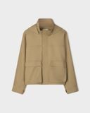  BEIGE LIGHTWEIGHT HOODED JACKET 