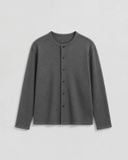  GREY REVERSED LIGHTWEIGHT CARDIGAN 