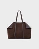 CACAO DRAPPED TOTE BAG 