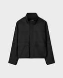  BLACK LIGHTWEIGHT HOODED JACKET 