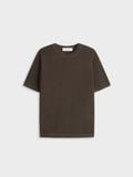  CACAO FIT KNITTED T-SHIRT 