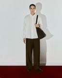  WHITE OVERSIZED POPLIN SHIRT 