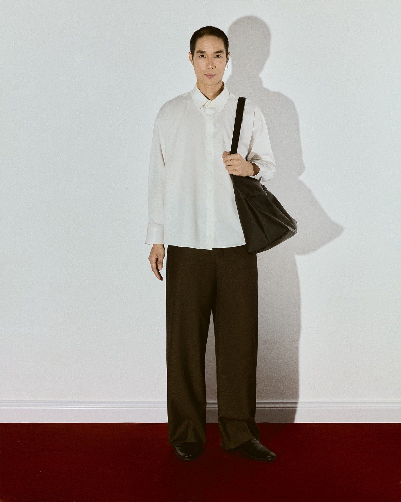  WHITE OVERSIZED POPLIN SHIRT 