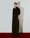  BLACK KNIT ZIP CARDIGAN 