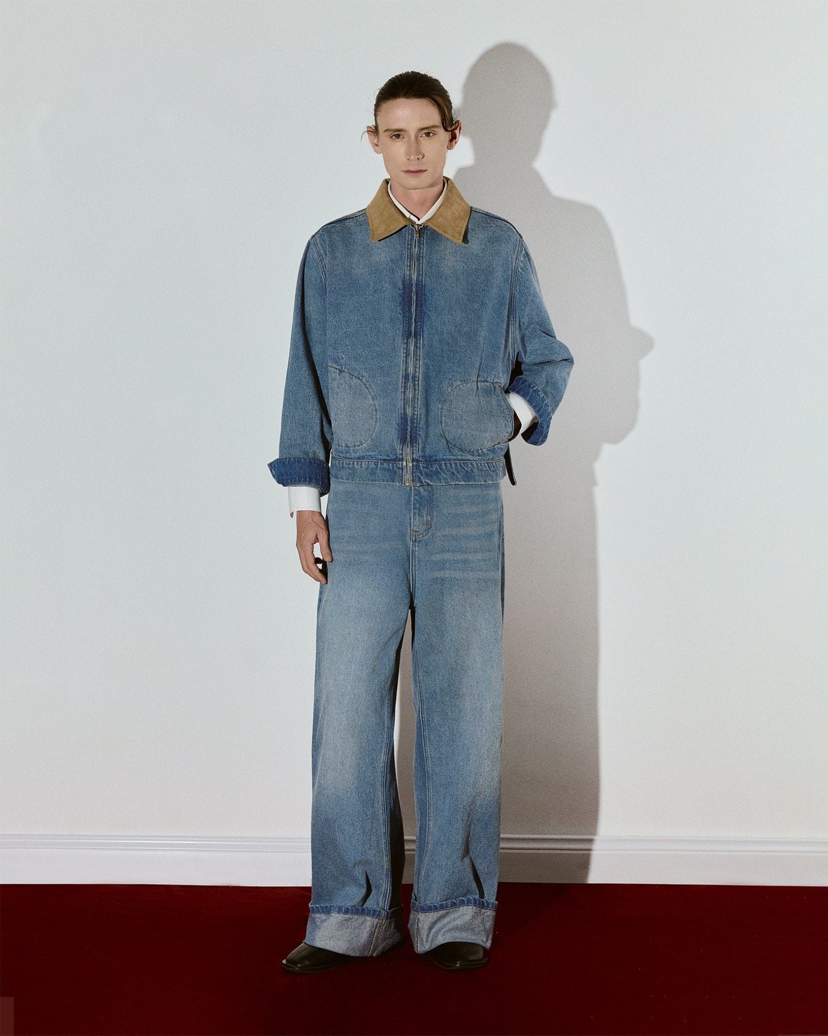  CLEAN WAIST DROP JEANS 