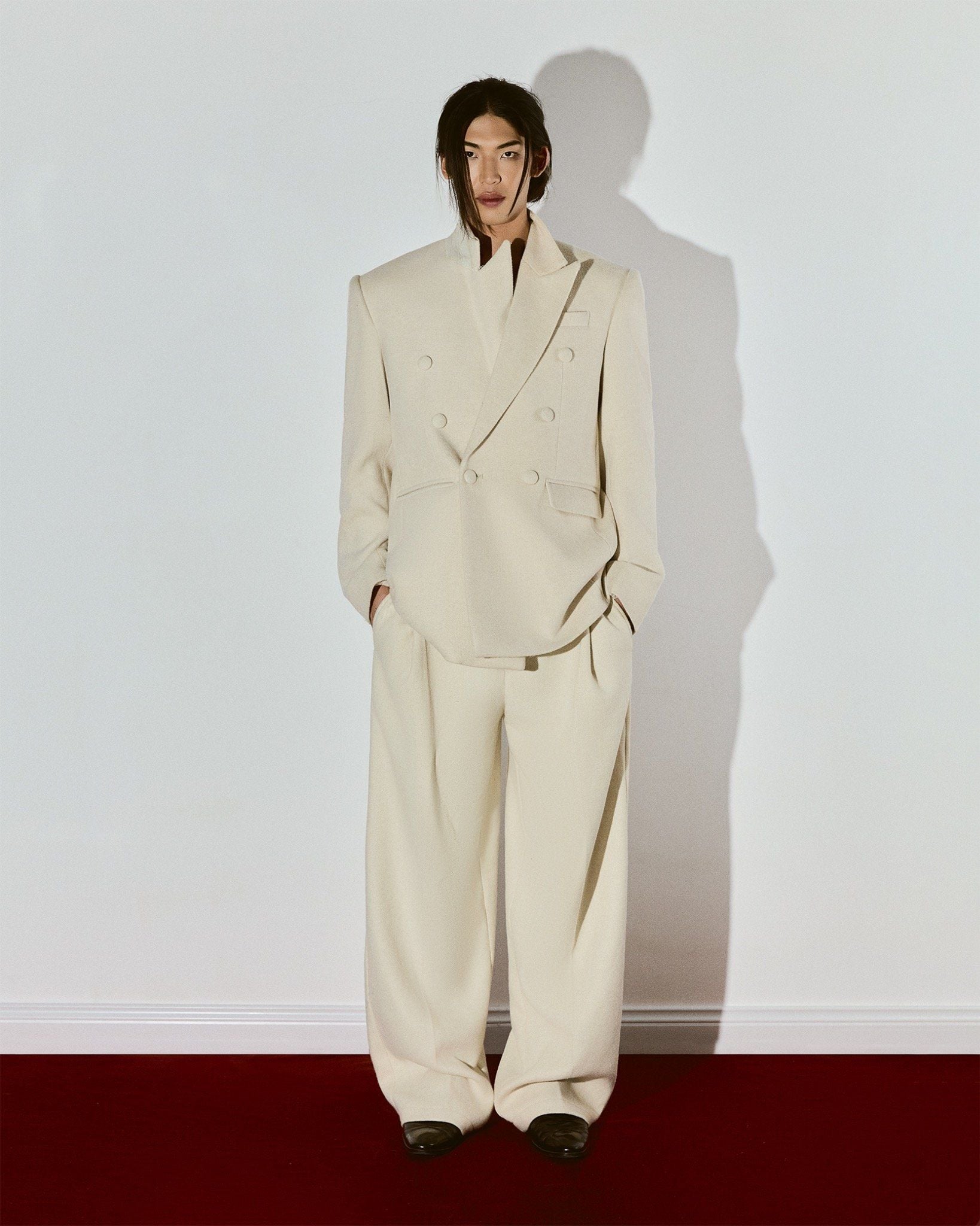  WOOL DOUBLE BREAST JACKET 