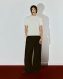  CREAM FIT KNITTED T-SHIRT 