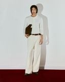  CREAM CLEAN WAIST STRAIGHT FIT JEANS 