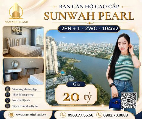  Bán căn hộ Sunwah Pearl 2 phòng ngủ+1 104m2, trục GH-06 - Không gian sống tinh tế giữa lòng thành phố 