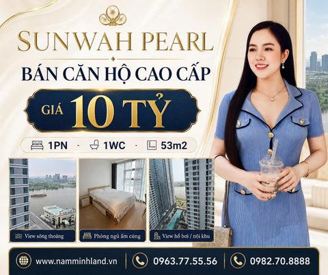  Bán căn hộ Sunwah Pearl 1 phòng ngủ 53 m2, trục WH 09 - Không gian sống ấm cúng 