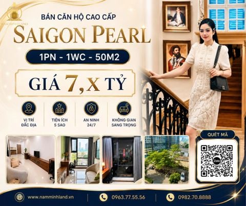  Opal Tower- Bán căn hộ 1 phòng ngủ 50m2 - View nhìn nội khu và Bitexco, đầy đủ nội thất tiện nghi. 
