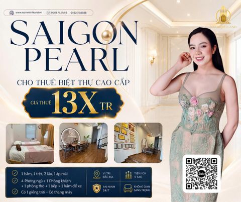  Saigon Pearl - Cho thuê Biệt thự - Villa Saigon Pearl View Đẹp – Không gian riêng tư tuyệt đối 