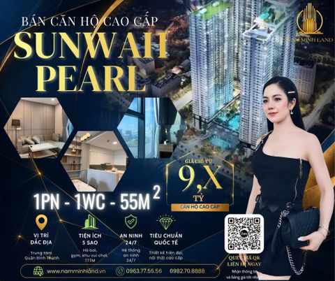  Bán căn hộ Sunwah Pearl 1 phòng ngủ 55m2- Nội thất đầy đủ, view sông, ngắm pháo hoa trực diện tuyệt đẹp 