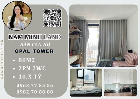  Bán căn hộ Opal Saigon Pearl 2 phòng ngủ 86m2 - Căn hộ ấm cúng, tầng cao view 