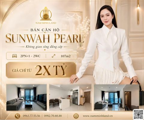  Bán căn hộ Sunwah Pearl 2 phòng ngủ +1 107m2 - Căn hộ xinh xắn 