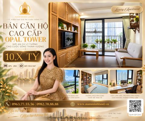  Opal Tower- Bán căn hộ 2 phòng ngủ 90m2 - Nâng tầm trải nghiệm sống giữa thành phố 