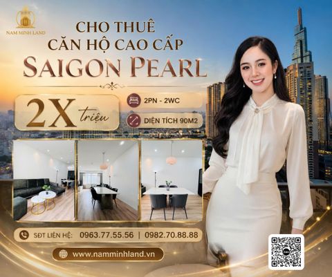  Cho thuê căn hộ Saigon Pearl 2 phòng ngủ 90m2 - Nhà đẹp, dọn vào ở ngay 