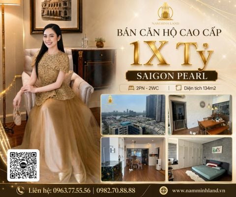  Bán căn hộ Saigon Pearl 3 phòng ngủ 134m2 - Không gian sống ấm cúng 