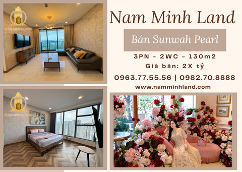  Bán căn hộ Sunwah Pearl 3 phòng ngủ 130m2 - Nhà sang trọng, view đẹp dọn vào ở ngay 