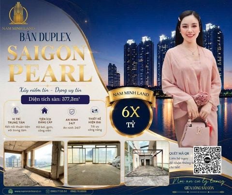  Bán căn hộ Duplex Saigon Pearl 377,2m2 - Bền vững theo thời gian 