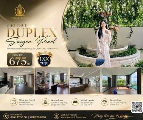  Saigon Pearl - Cho thuê Duplex view triệu đô 