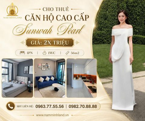  Cho thuê căn hộ Sunwah Pearl 1PN- 56m2, nhà sẵn sàng vào ở – giá thuê tốt 