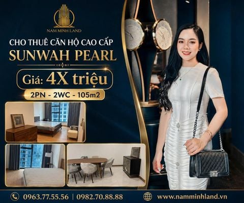  Cho thuê căn hộ Sunwah Pearl 2 phòng ngủ - Căn hộ sang trọng 