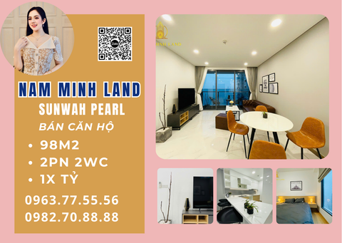  Bán căn hộ Sunwah Pearl 2 phòng ngủ 98m2, Trục WH-06 - Nhà đẹp trục view thành phố cực xịn 