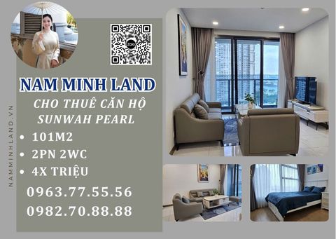  Cho thuê căn hộ Sunwah Pearl 2 phòng ngủ 101m2- Căn hộ nhà đẹp cực thoáng dành riêng cho bạn 