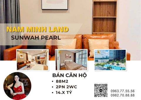  Sunwah Pearl - Bán căn hộ Sunwah Pearl 2 phòng ngủ 88m2, Trục GH-11- View nội khu, cực mát 