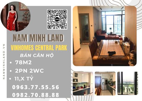 Bán căn hộ Vinhomes Central Park - Căn 2 Phòng Ngủ