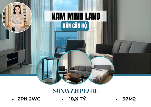  Bán căn hộ Sunwah Pearl 2 phòng ngủ 97m2, Trục WH-10 - Trục view siêu phẩm nhìn trọn vẹn sông và cầu Bason 