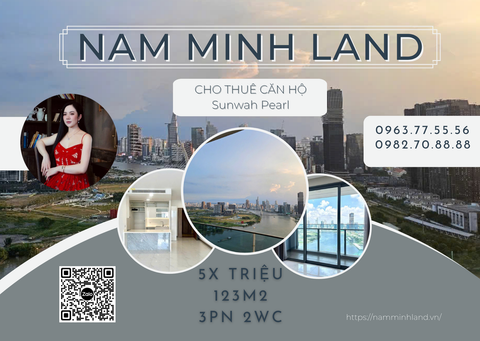 Cho thuê căn hộ Sunwah Pearl 3 phòng ngủ 125m2- Viên kim cương giữa lòng thành phố 