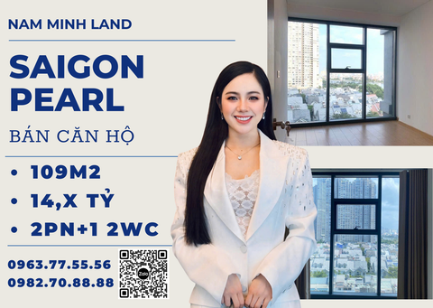  Bán căn hộ Sunwah Pearl 2 phòng ngủ 109m2, trục GH-05 - Layout đẹp, tầng trung 