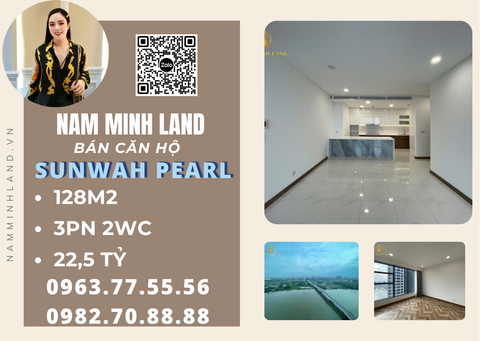  Bán căn hộ Sunwah Pearl 3 phòng ngủ 128m2, trục GH-08- View sông triệu đô, nhanh tay sở hữu ngay 