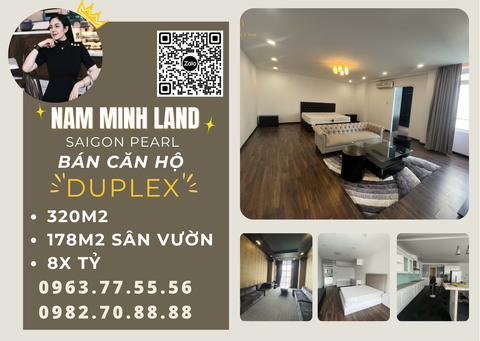  Bán căn hộ Duplex Saigon Pearl 320m2- Siêu phẩm Duplex đang chờ bạn sở hữu 