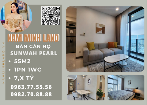  Bán căn hộ Sunwah Pearl 1 phòng ngủ 55m2, Trục WH-03 - Nhà đẹp, chốt liền tay 