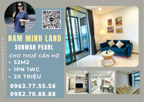  Cho thuê căn hộ Sunwah Pearl 1 phòng ngủ 52m2- Nội thất đầy đủ như hình 