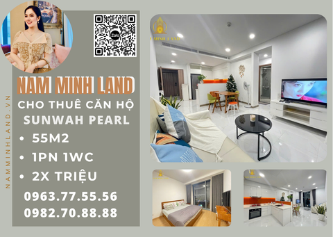  Cho thuê căn hộ Sunwah Pearl 1 phòng ngủ 55m2- Nội thất mới, cực đẹp 