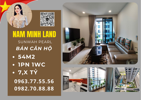  Bán căn hộ Sunwah Pearl 1 phòng ngủ 54m2- Nhà đầy đủ nội thất, view xịn 