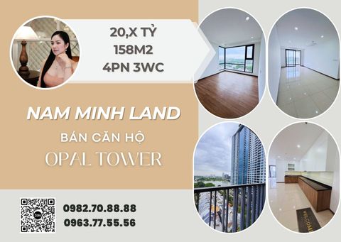  Bán căn hộ Opal Tower 4 Phòng ngủ 158m2 - Diện tích lớn, view trực diện sông 