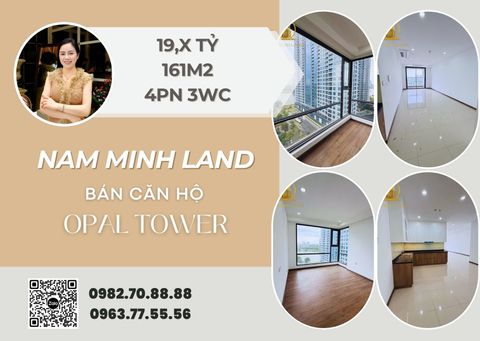  Bán căn hộ Opal Tower 4 Phòng ngủ 161m2 - Diện tích lớn, view trực diện sông 