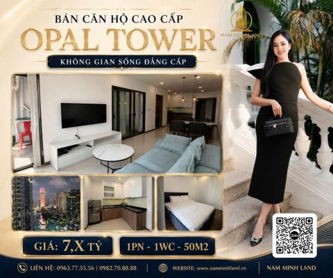  Opal Tower- Bán căn hộ 1 phòng ngủ 50m2 - Nâng tầm trải nghiệm sống giữa thành phố 