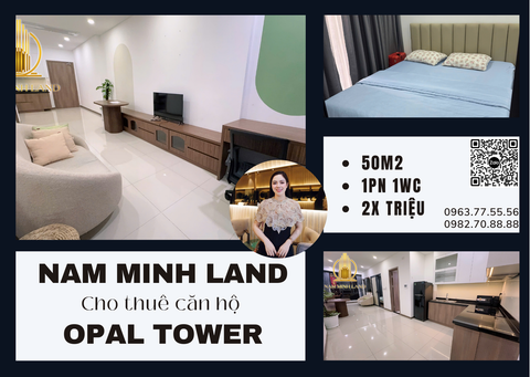  Cho thuê căn hộ Opal 1 phòng ngủ 50m2 - Căn hộ nhỏ xinh nội thất mới mẻ 