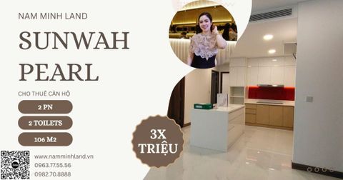  Cho thuê căn hộ Sunwah Pearl 2PN - View Thành phố thoáng đãng 