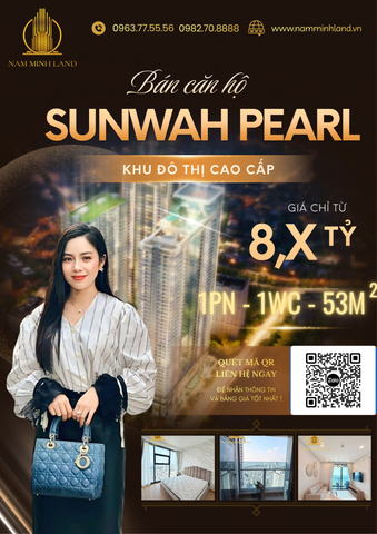  Bán căn hộ Sunwah Pearl 1 phòng ngủ 53m2 - Ngắm thành phố 