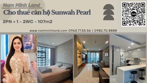  Bán căn hộ Sunwah Pearl 2 phòng ngủ +1 107m2 - Không gian sống ấm cúng giữa thành phố hoa lệ 