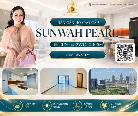  Bán căn hộ Sunwah Pearl 2 phòng ngủ 105m2- Căn hộ xinh xắn 